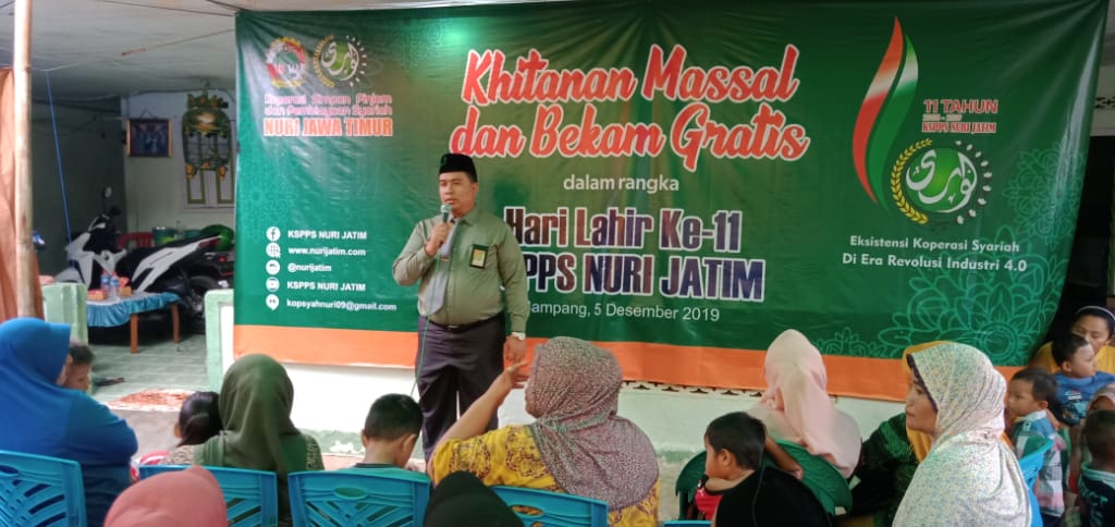 Khitanan Massal dan Bekam Gratis Sebagai Salah Satu Wujud Kegiatan Sosial KSPPS NURI JATIM