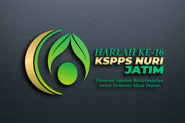 Logo dan Tema Harlah KSPPS Nuri Jatim ke-16 tahun