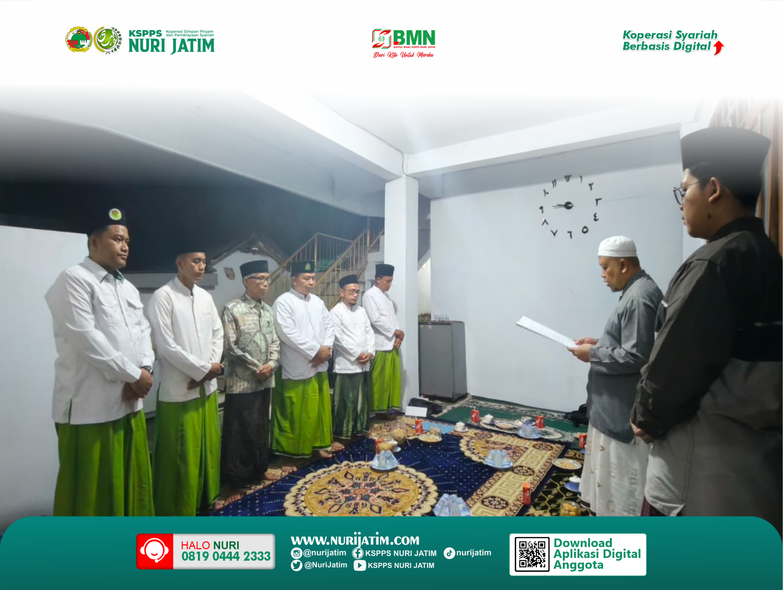 PELANTIKAN PENGURUS DAN PENGAWAS KSPPS NURI JATIM PERIODE 2026–2029