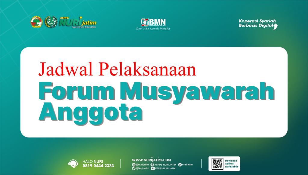 Jadwal Pelaksanaan Forum Musyawarah Anggota