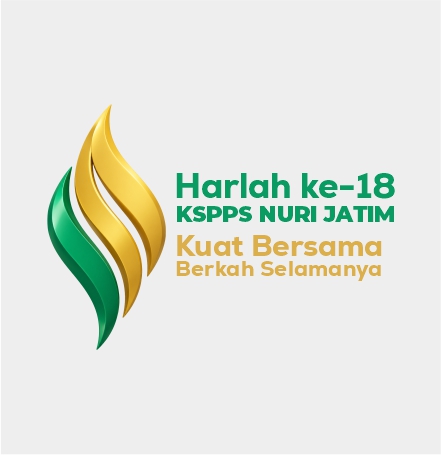 KSPPS NURI JATIM Luncurkan Logo Harlah ke-18, Usung Tema “Kuat Bersama, Berkah Selamanya”